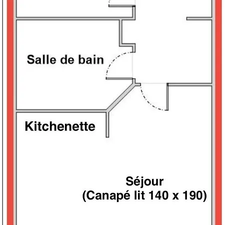 6 Pers 1 Parking Acces Pistes Vue Magnifique Apartment *