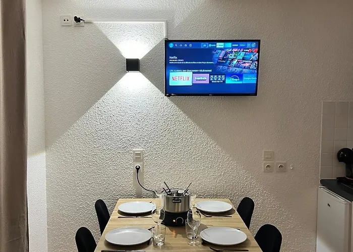 Апартаменты 7 Pers 1 Parking Acces Pistes Vue Magnifique