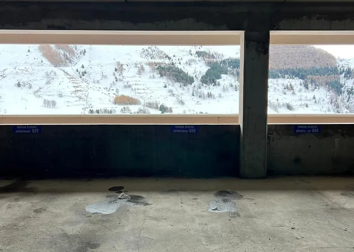 Апартаменты 7 Pers 1 Parking Acces Pistes Vue Magnifique Ле дез Альп